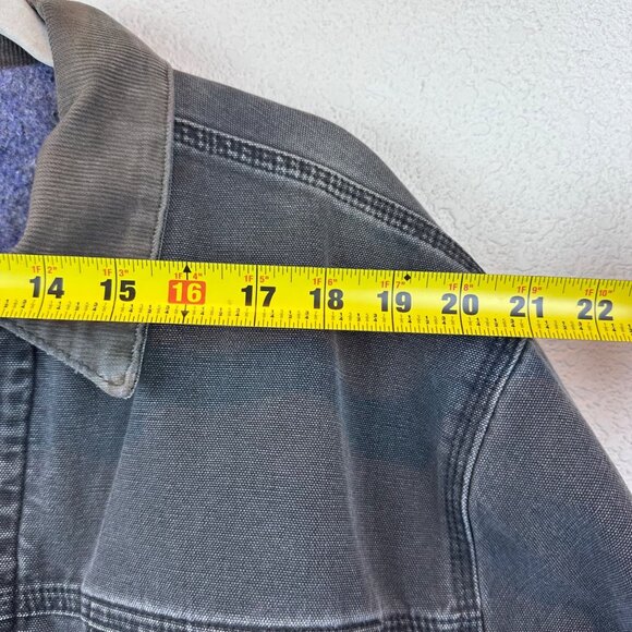 Vintage Carhartt Trucker Jacket M Blanket Lined 90s Retro Workwear Cargo Worn In - Picture 12 of 12